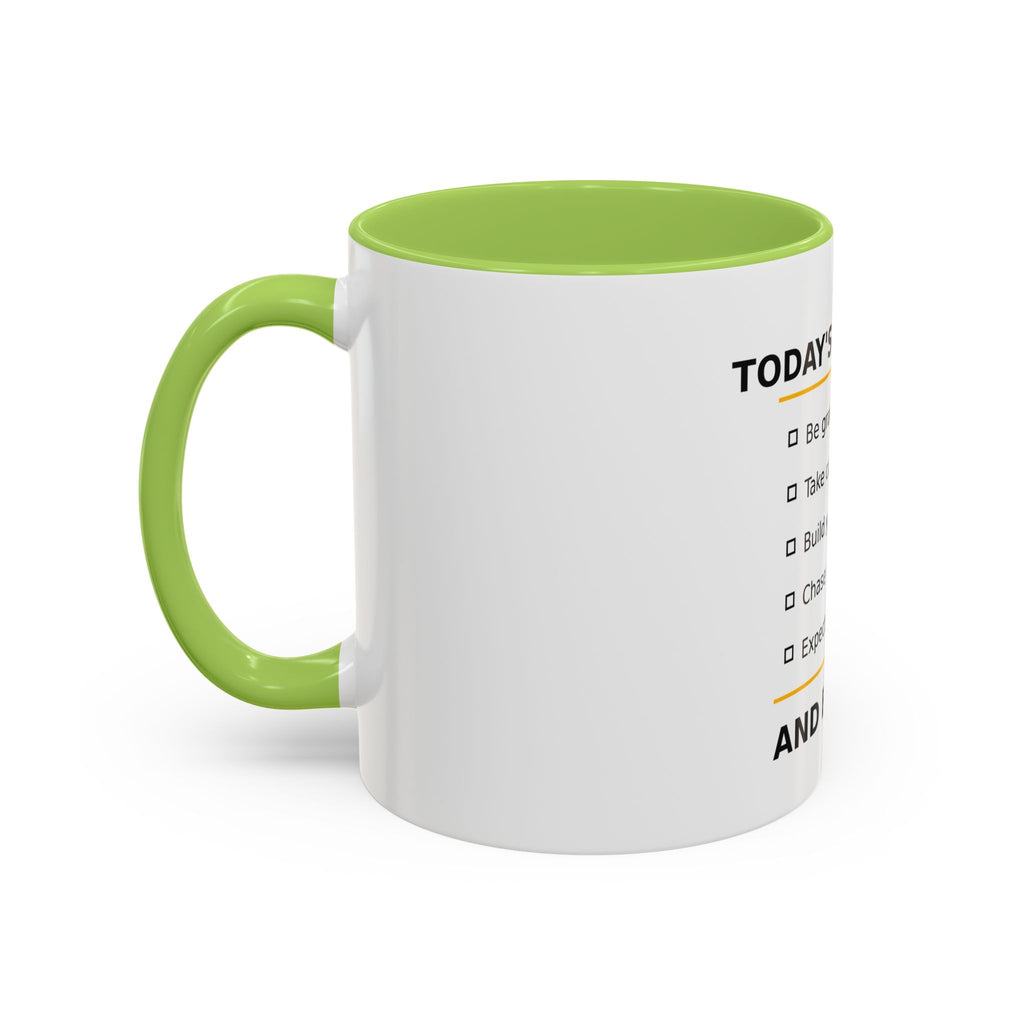 Motivational Coffee Mug – "Today's Reminder: And Be Kind." Inspirational Morning Cup (11/15oz)
