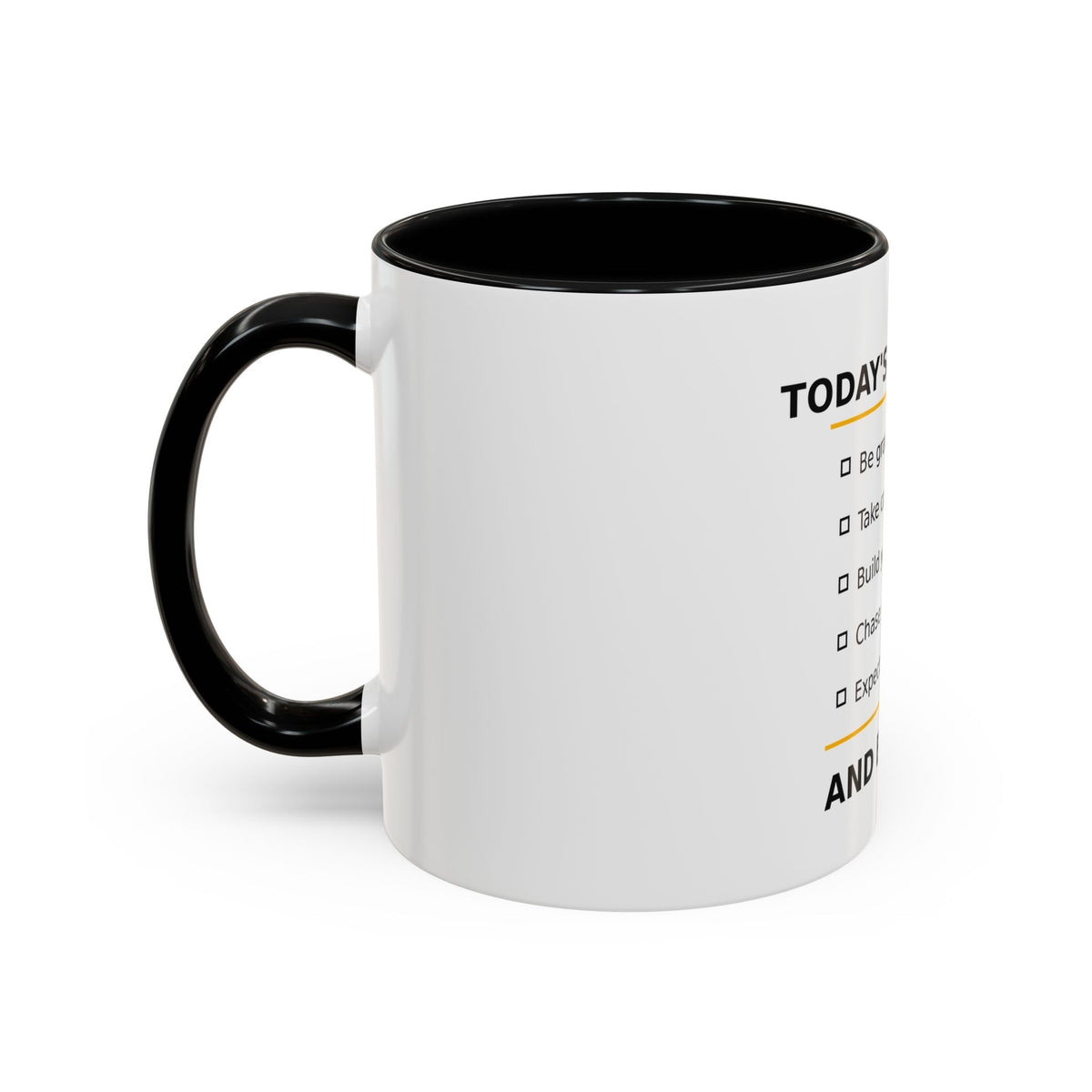 Motivational Coffee Mug – "Today's Reminder: And Be Kind." Inspirational Morning Cup (11/15oz)