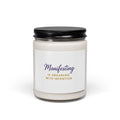 Manifesting Scented Soy Candle, Dreaming with Intention, Relaxation Gift, Home Decor, Self-Care, Mindfulness, Aromatherapy