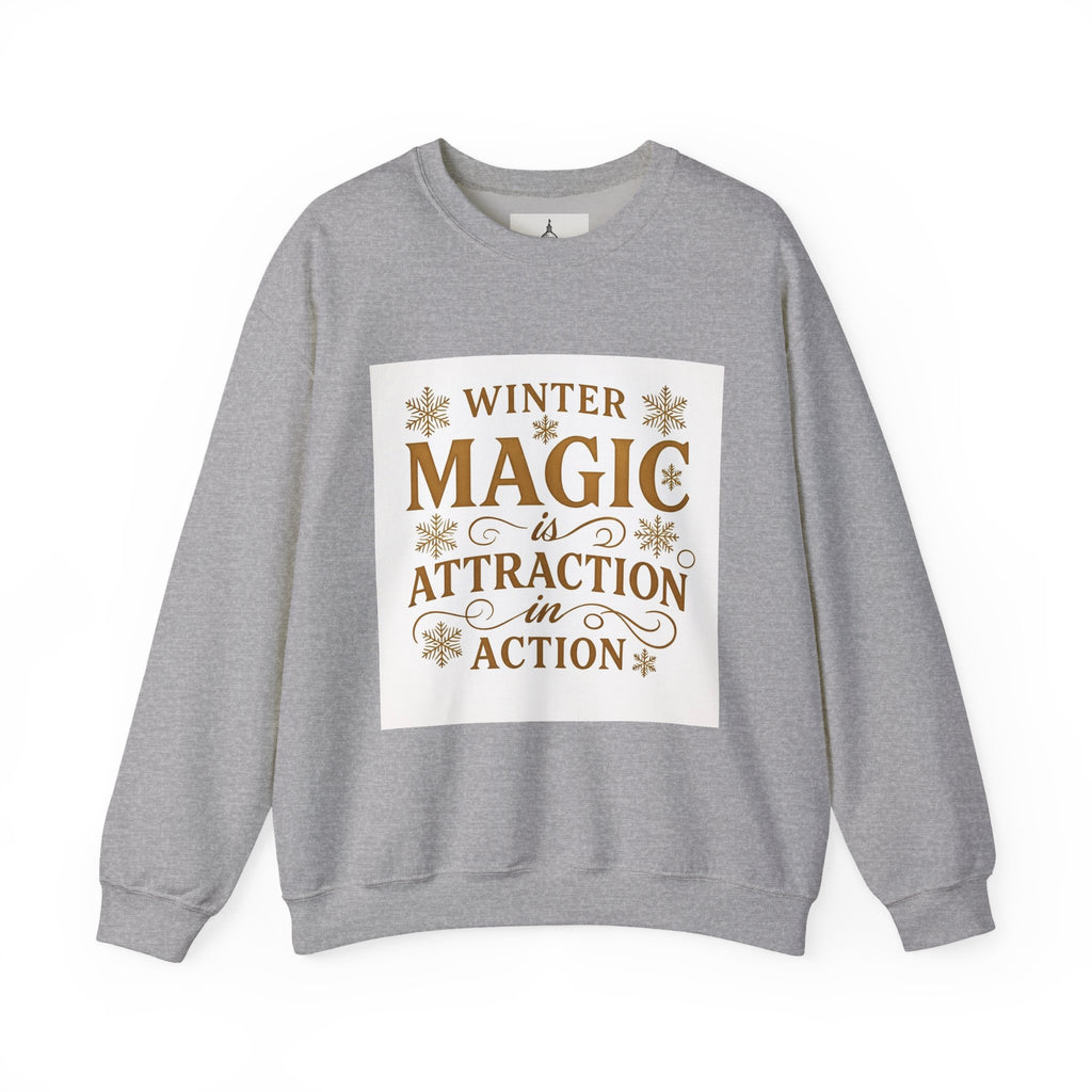 Winter Magic Sweatshirt, Unisex Crewneck, Winter Wardrobe Essential, Cozy Gift, Holiday Sweatshirt, Seasonal Apparel