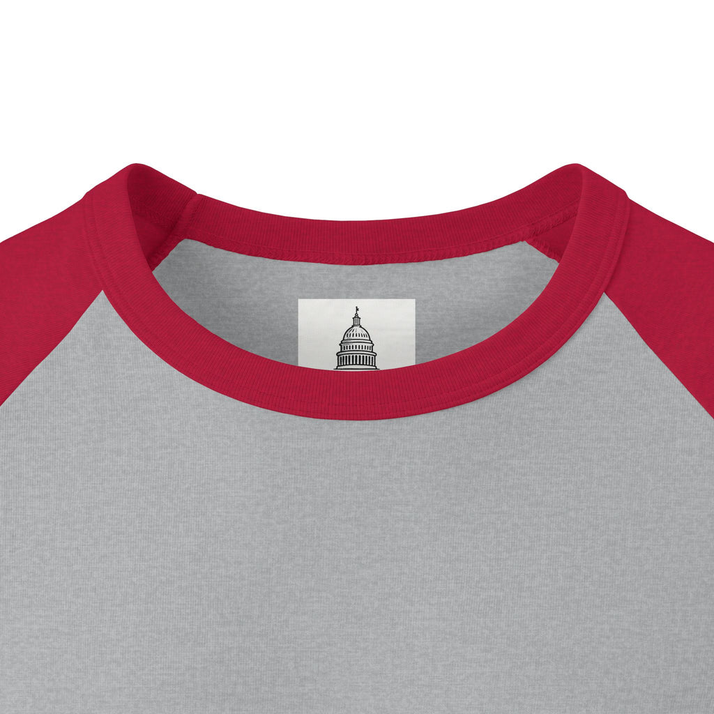 Raglan Shirt – “What You Focus on Grows” Motivational Baseball Tee