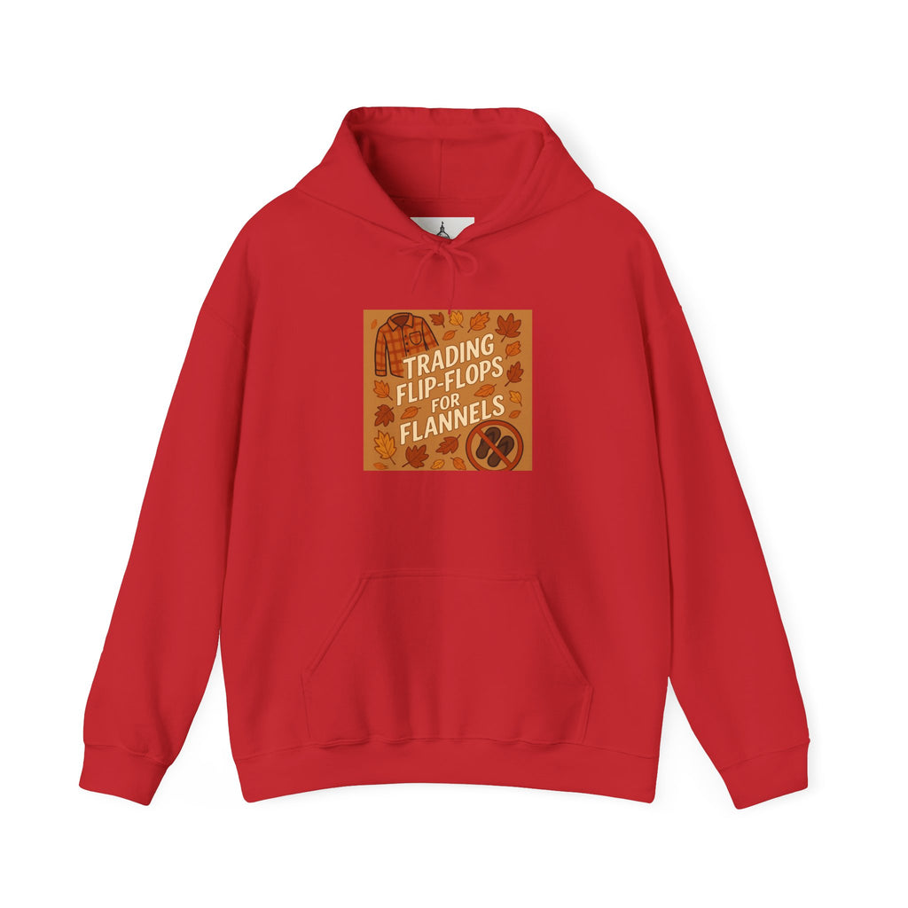 Cozy Seasonal Sweatshirt for Flip-Flop Lovers, Unisex Comfort Hoodie, Autumn Wardrobe Staple, Fall Fashion, Perfect Gift for Friends