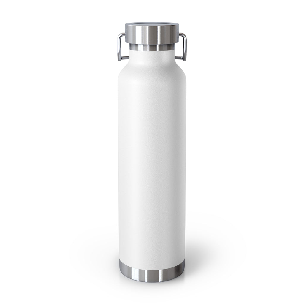 22oz Insulated Water Bottle — "What You Focus On Grows" Motivational Design