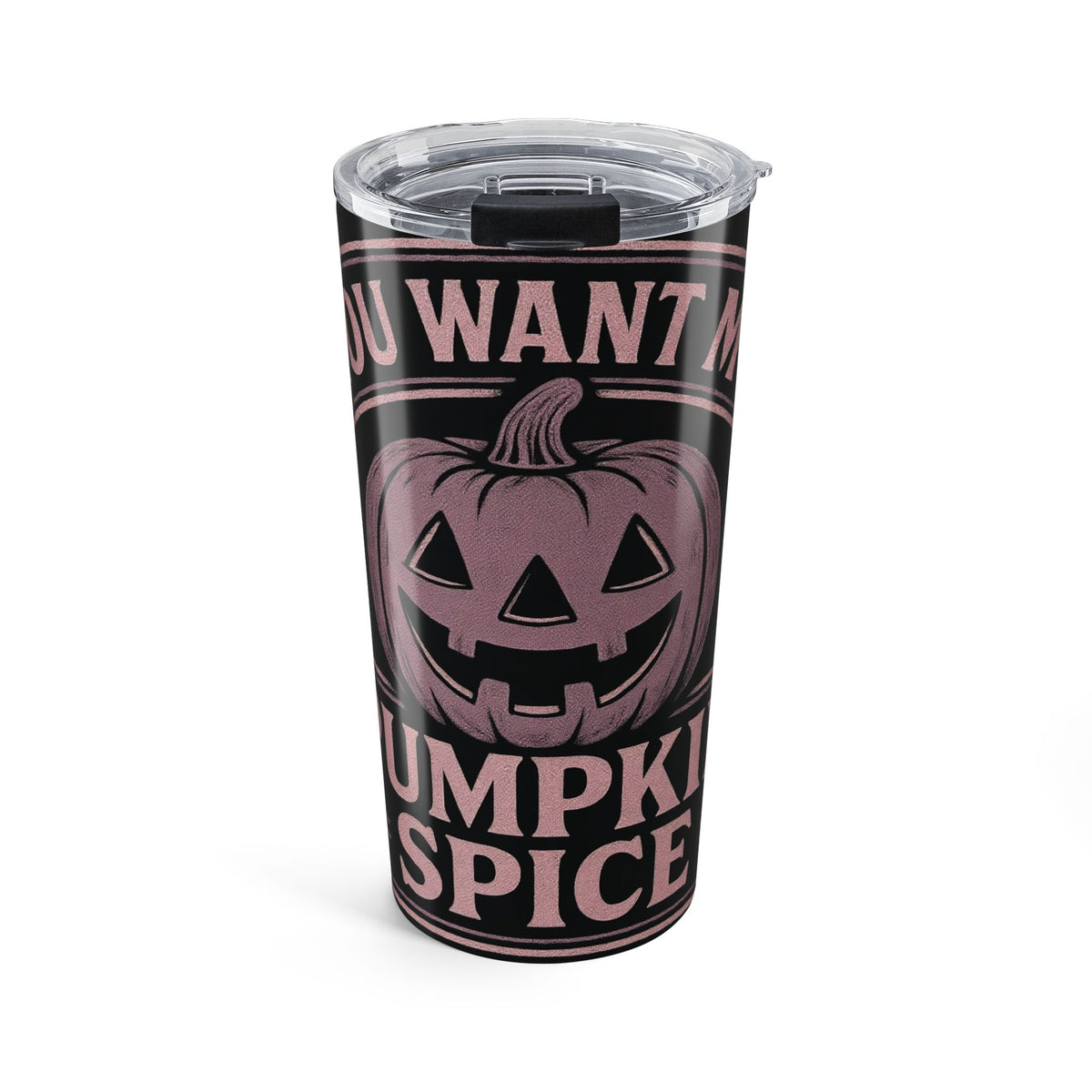 Pumpkin Spice Tumbler | 20oz Halloween Mug, Seasonal Drinkware, Fall Coffee Cup, Autumn Gifts, Spooky Season Must-Have