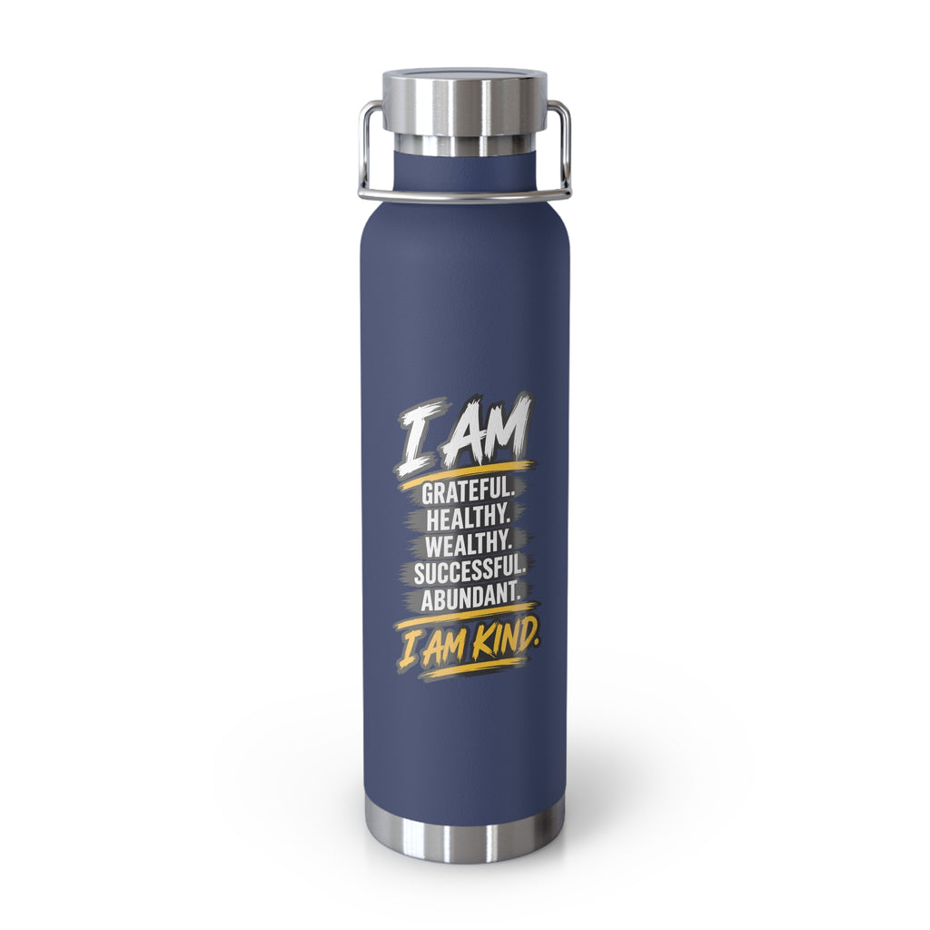 I AM Affirmation Water Bottle — 22oz Insulated Stainless Steel Bottle