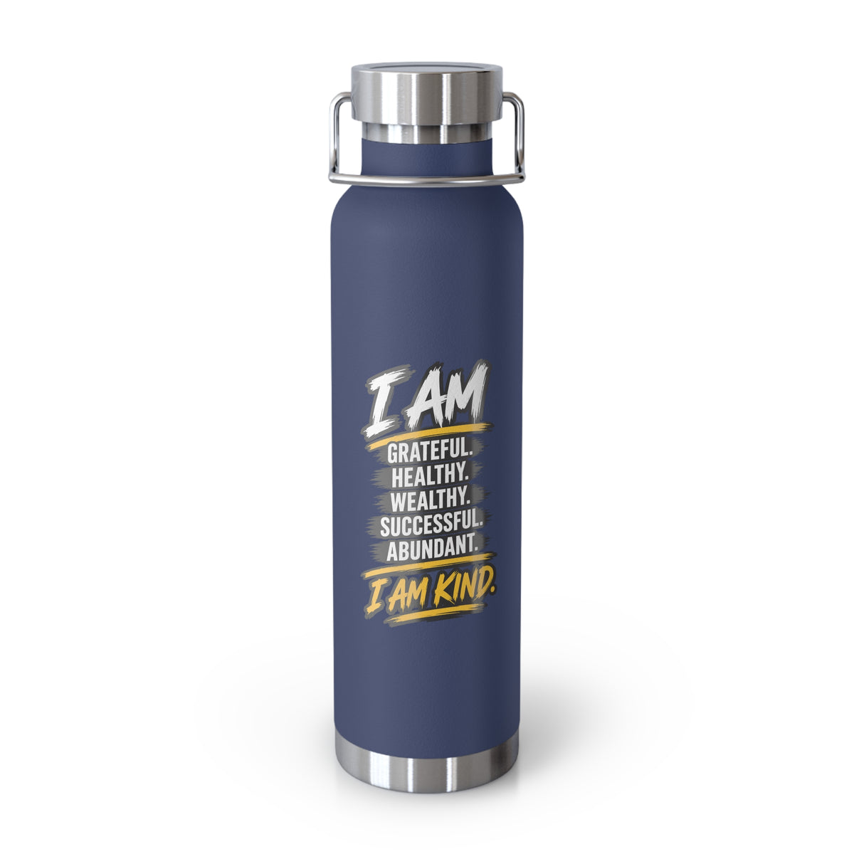 I AM Affirmation Water Bottle — 22oz Insulated Stainless Steel Bottle