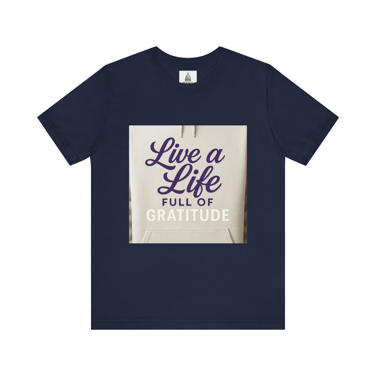 Gratitude Tee - Live a Life Full of Gratitude, Motivational Shirt, Positive Vibes T-Shirt, Gift for Friends, Inspirational Apparel