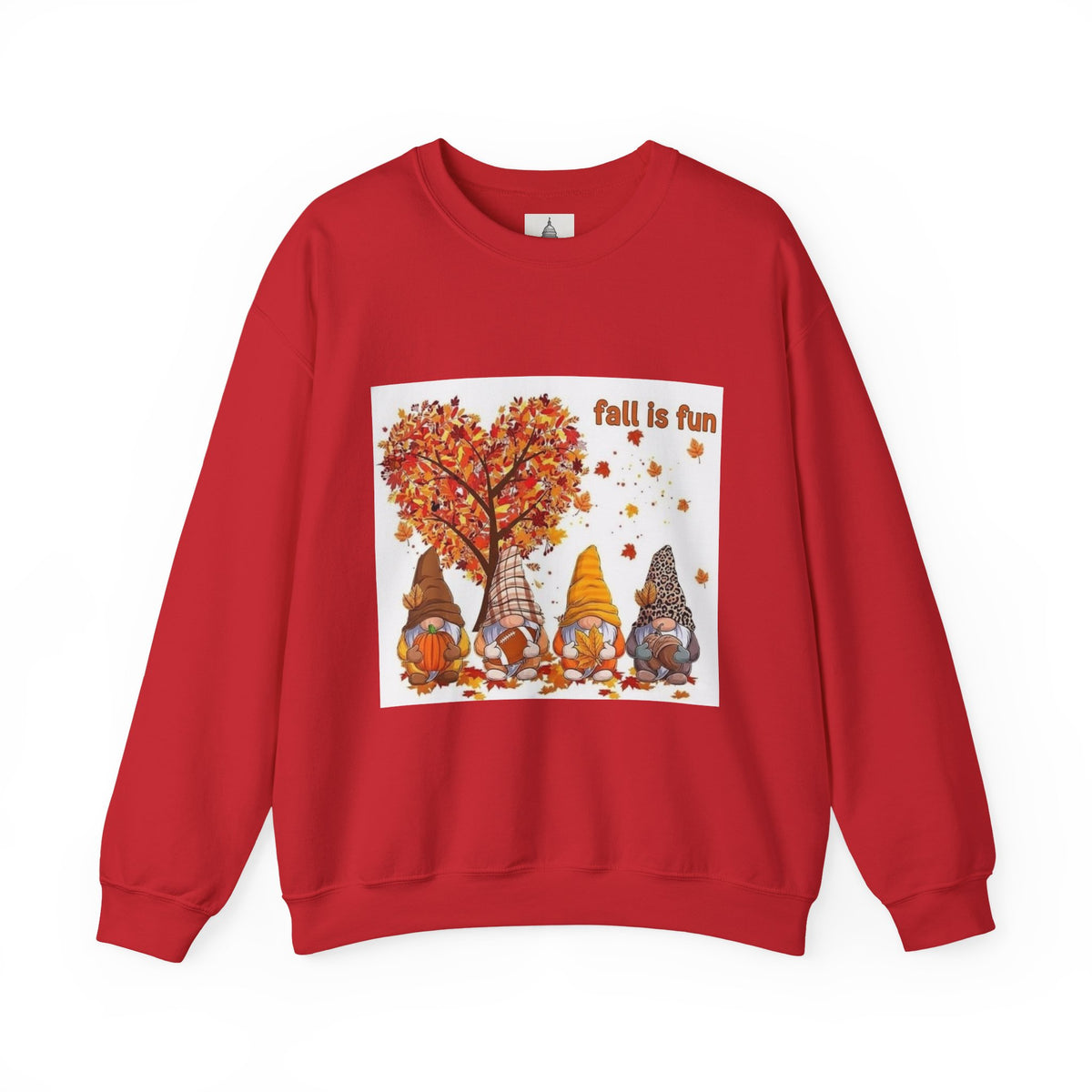 Fall is Fun Gnome Sweatshirt, Cozy Autumn Crewneck, Unisex Fall Apparel, Harvest Gift, Seasonal Fashion