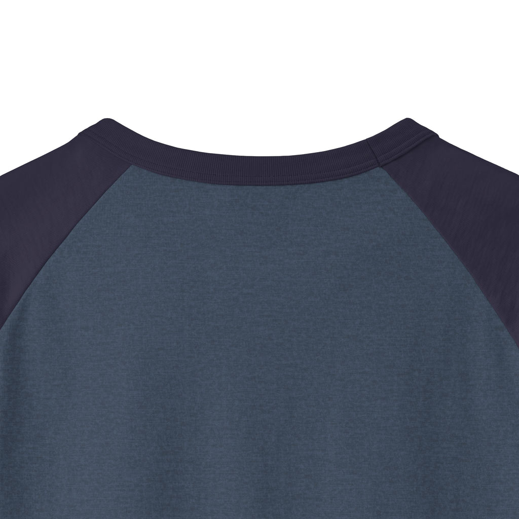 Raglan Shirt – “What You Focus on Grows” Motivational Baseball Tee