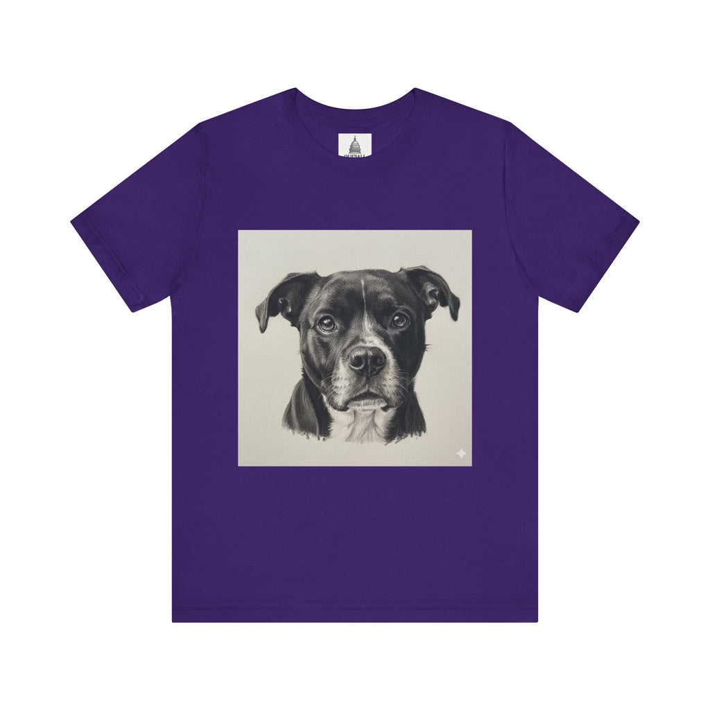 Custom Pet Portrait Tee, Dog Lover Shirt, Unisex Graphic Tee, Animal Art Apparel, Gift for Pet Owners