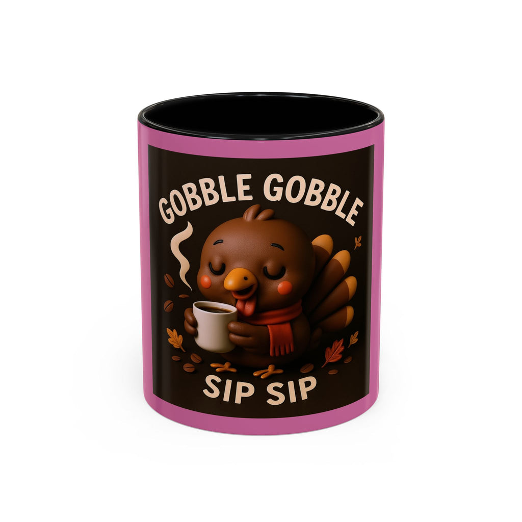 Thanksgiving Turkey Coffee Mug, Cute Gobble Gobble Mug, Fall Decor, Gift for Thanksgiving, Autumn Kitchenware