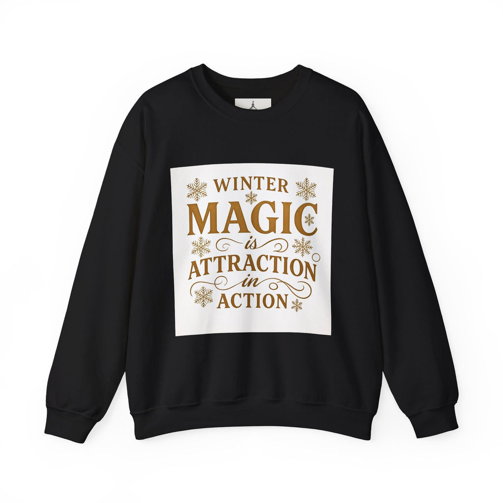 Winter Magic Sweatshirt, Unisex Crewneck, Winter Wardrobe Essential, Cozy Gift, Holiday Sweatshirt, Seasonal Apparel