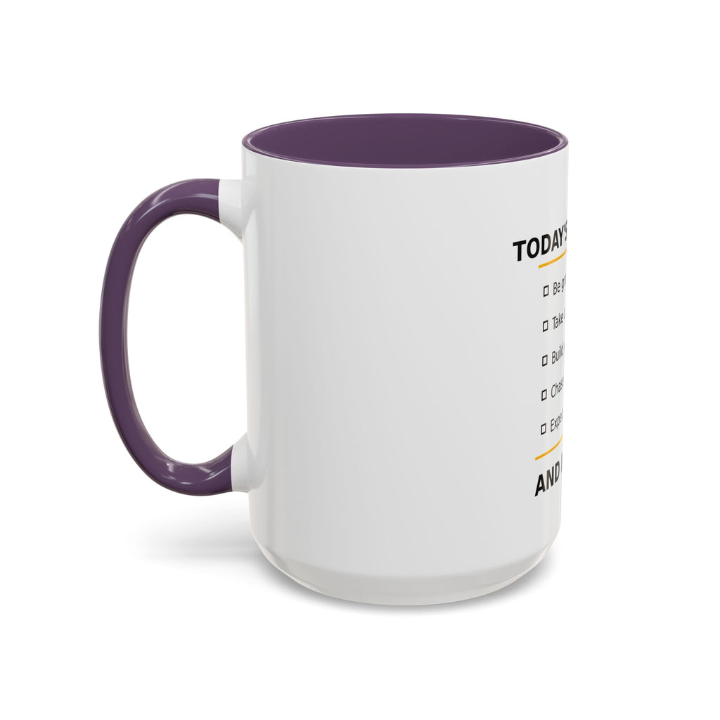 Motivational Coffee Mug – "Today's Reminder: And Be Kind." Inspirational Morning Cup (11/15oz)