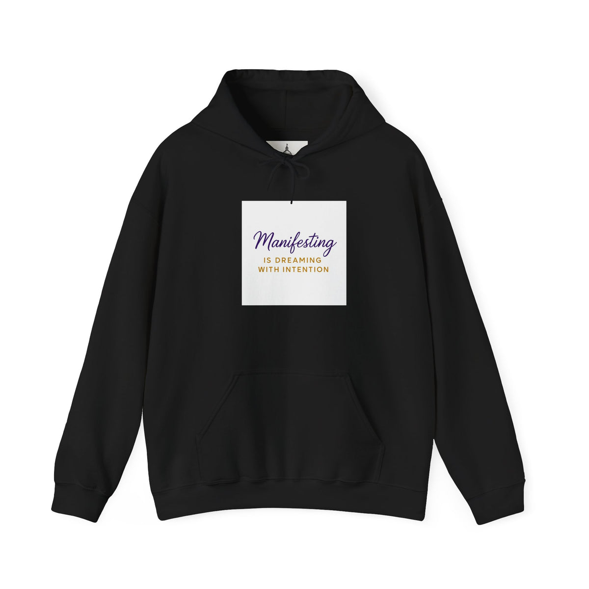Manifesting Dreams Hooded Sweatshirt, Unisex Sweatshirt for Dreamers, Inspirational Gift, Cozy Hoodie, Intentional Living Apparel