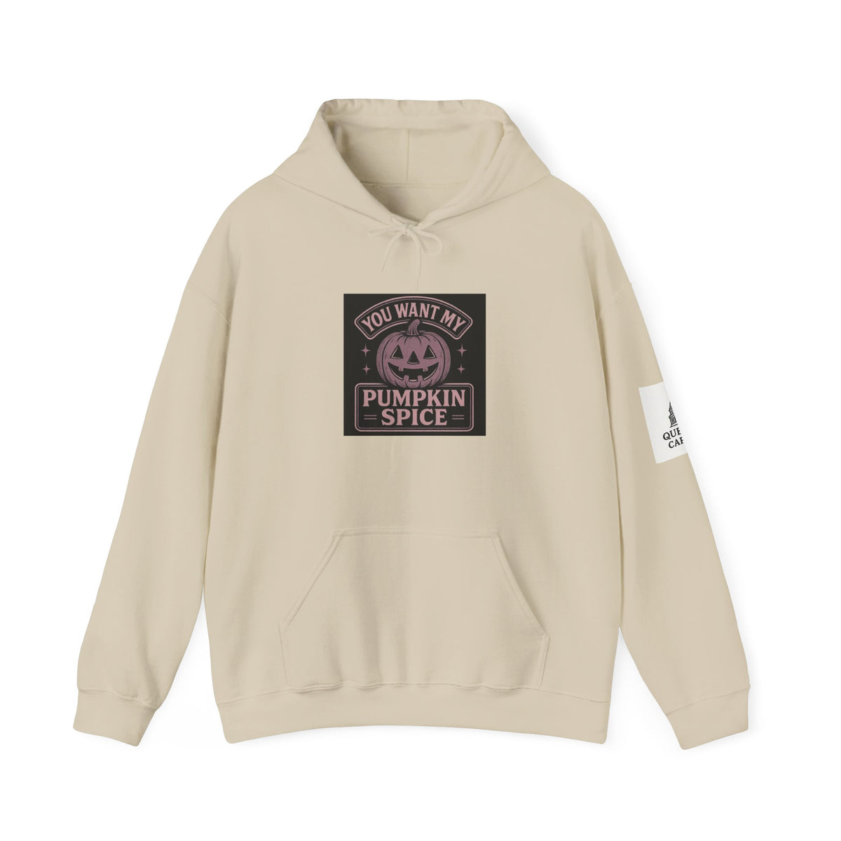 You Want My Pumpkin Spice" - Vintage Diner Sassy Fall Hoodie | Queball Capitol