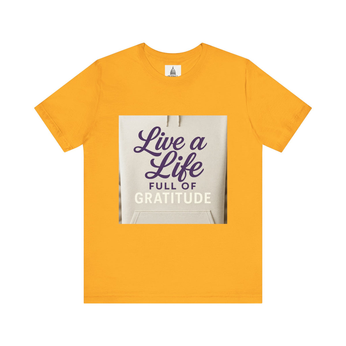 Gratitude Tee - Live a Life Full of Gratitude, Motivational Shirt, Positive Vibes T-Shirt, Gift for Friends, Inspirational Apparel