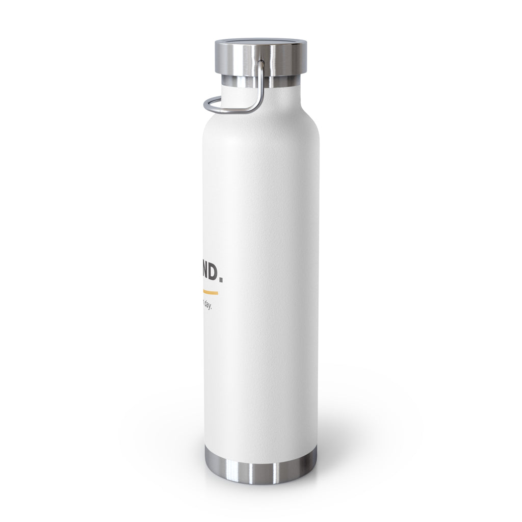 22oz Insulated Water Bottle — “Be Kind. Every damn day.” Motivational Stainless Steel Bottle