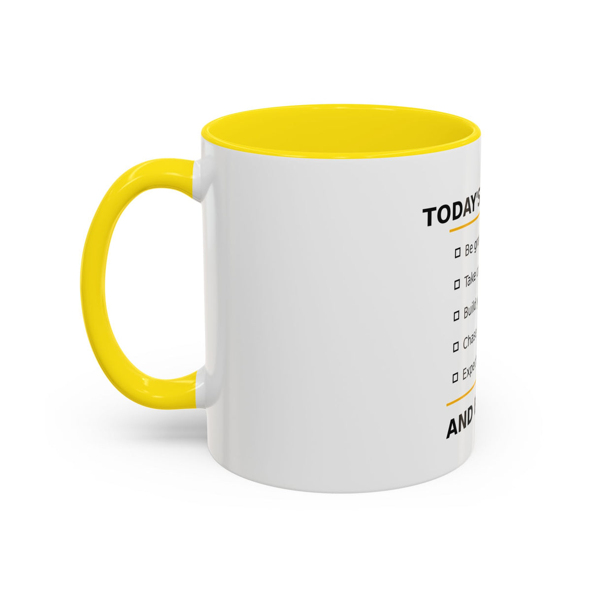 Motivational Coffee Mug – "Today's Reminder: And Be Kind." Inspirational Morning Cup (11/15oz)