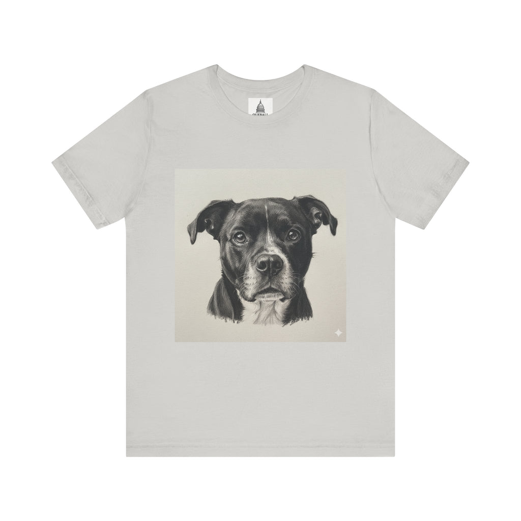 Custom Pet Portrait Tee, Dog Lover Shirt, Unisex Graphic Tee, Animal Art Apparel, Gift for Pet Owners