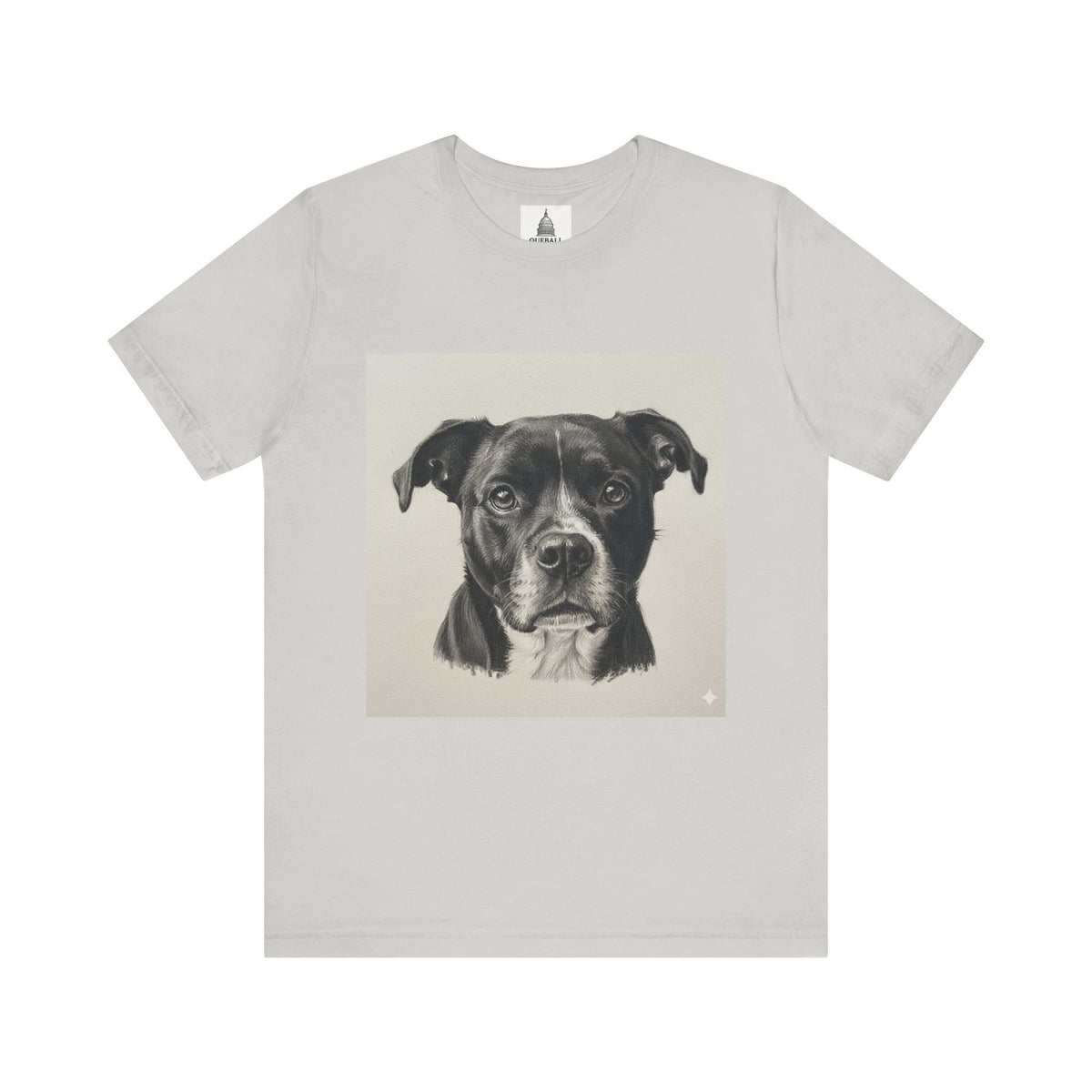 Custom Pet Portrait Tee, Dog Lover Shirt, Unisex Graphic Tee, Animal Art Apparel, Gift for Pet Owners