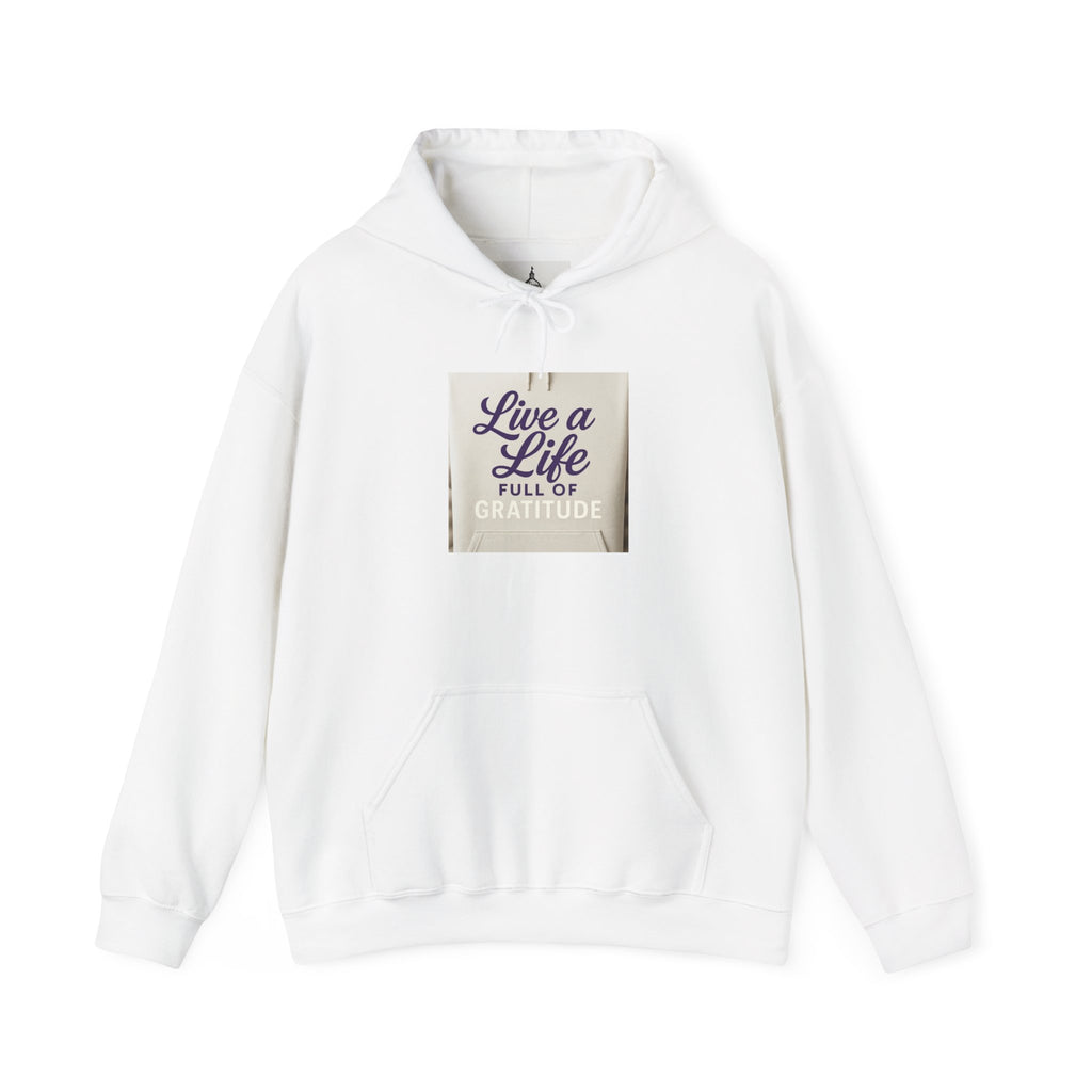 Unisex Gratitude Hoodie - Cozy Gift for Mindfulness, Inspirational Fashion, Positive Vibes, Everyday Wear, Thoughtful Present