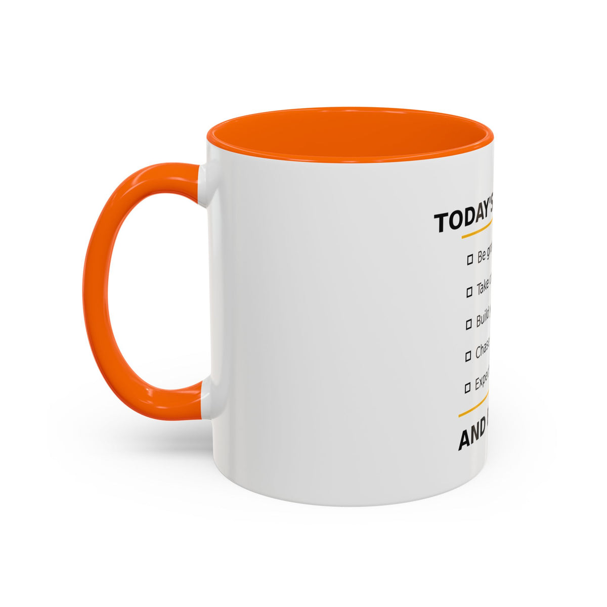 Motivational Coffee Mug – "Today's Reminder: And Be Kind." Inspirational Morning Cup (11/15oz)