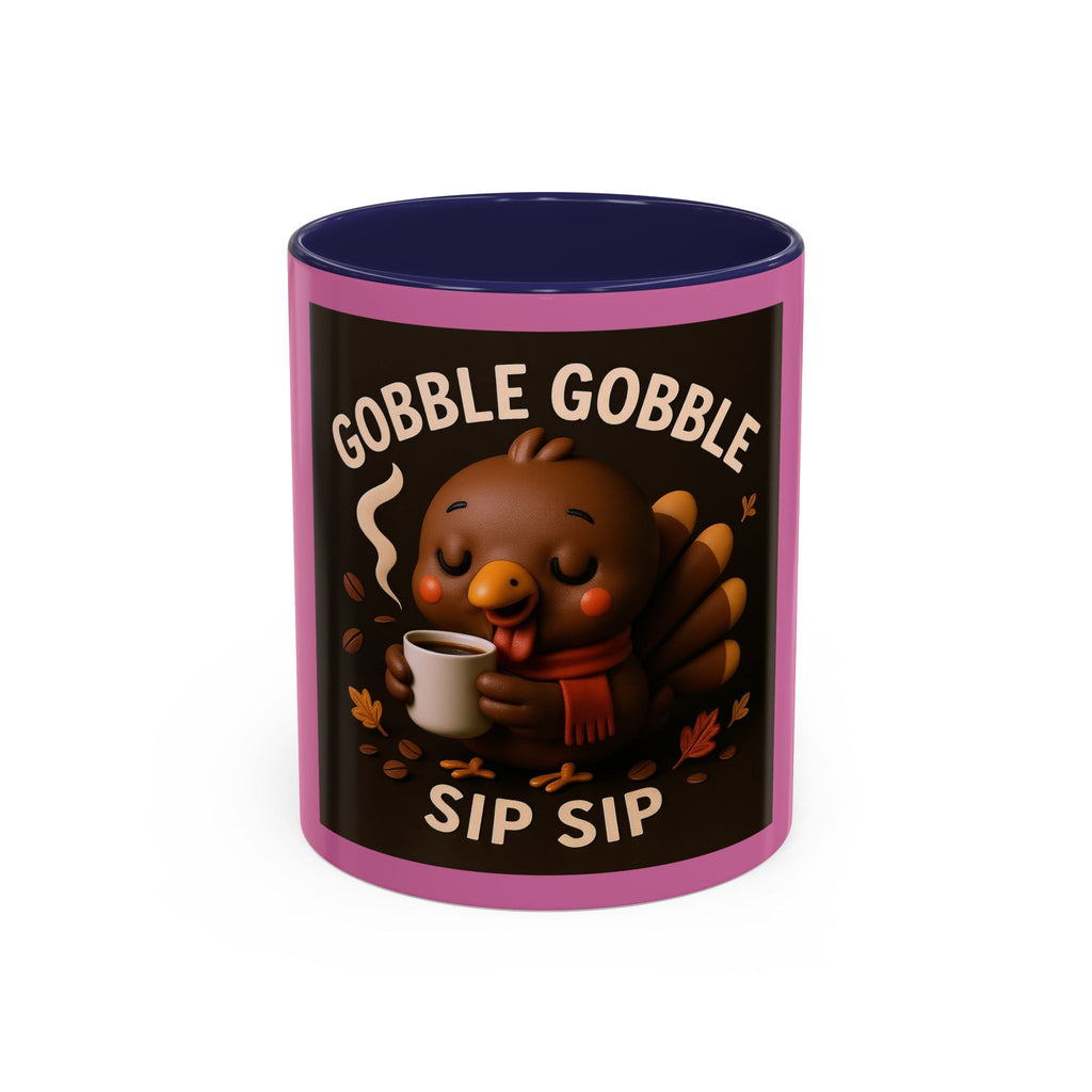 Thanksgiving Turkey Coffee Mug, Cute Gobble Gobble Mug, Fall Decor, Gift for Thanksgiving, Autumn Kitchenware