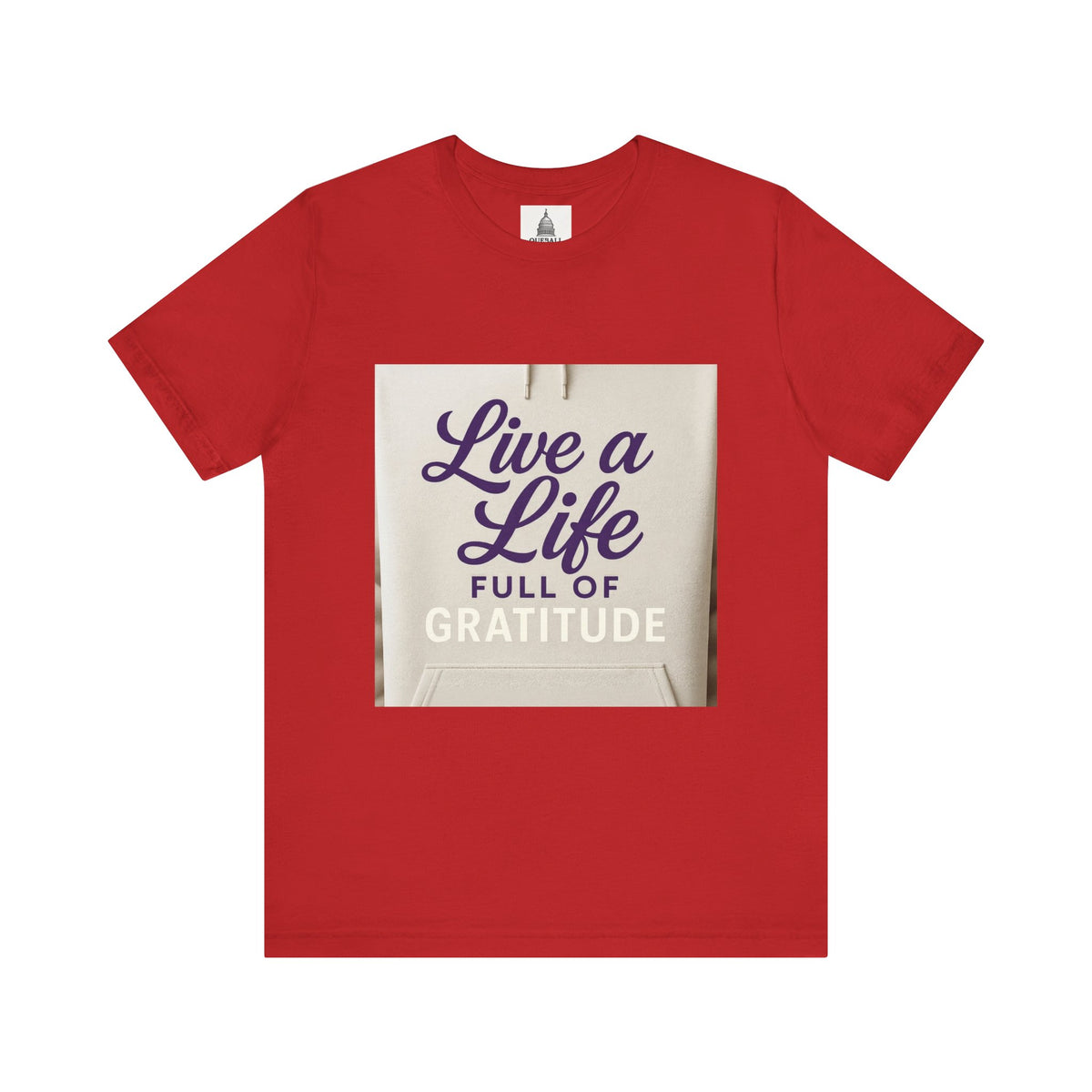 Gratitude Tee - Live a Life Full of Gratitude, Motivational Shirt, Positive Vibes T-Shirt, Gift for Friends, Inspirational Apparel