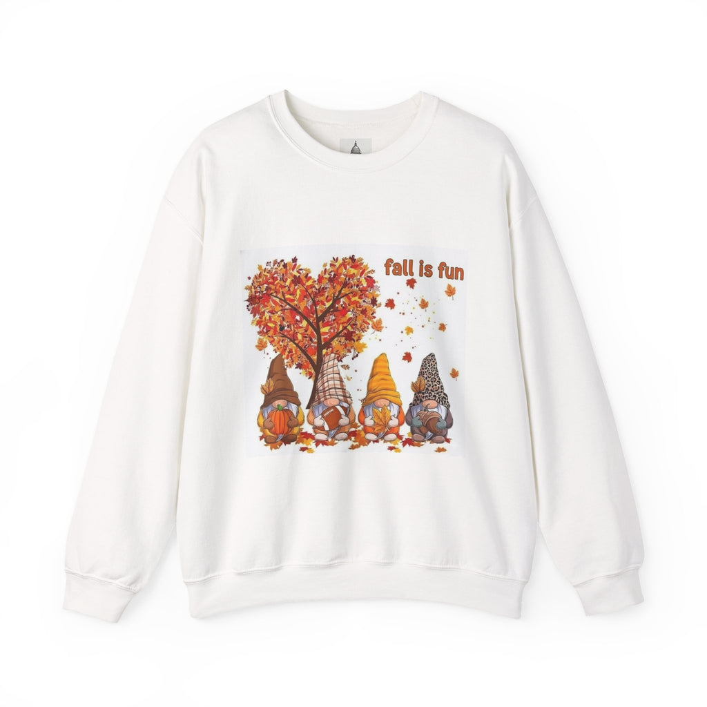 Fall is Fun Gnome Sweatshirt, Cozy Autumn Crewneck, Unisex Fall Apparel, Harvest Gift, Seasonal Fashion