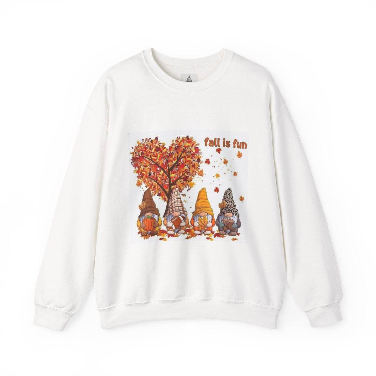 Fall is Fun Gnome Sweatshirt, Cozy Autumn Crewneck, Unisex Fall Apparel, Harvest Gift, Seasonal Fashion