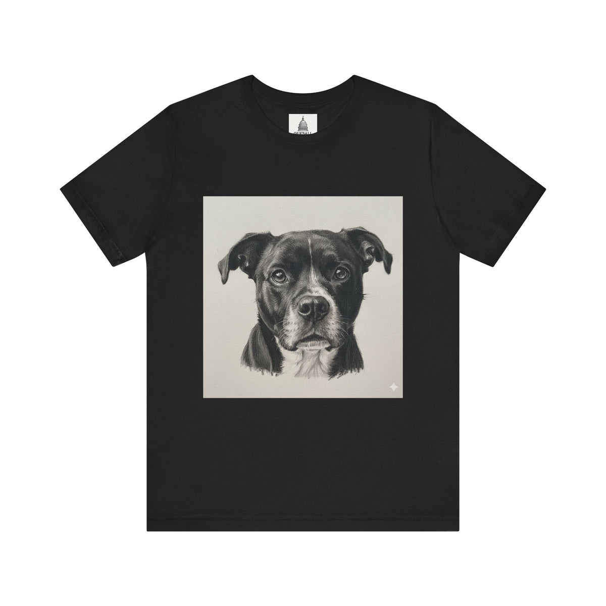 Custom Pet Portrait Tee, Dog Lover Shirt, Unisex Graphic Tee, Animal Art Apparel, Gift for Pet Owners