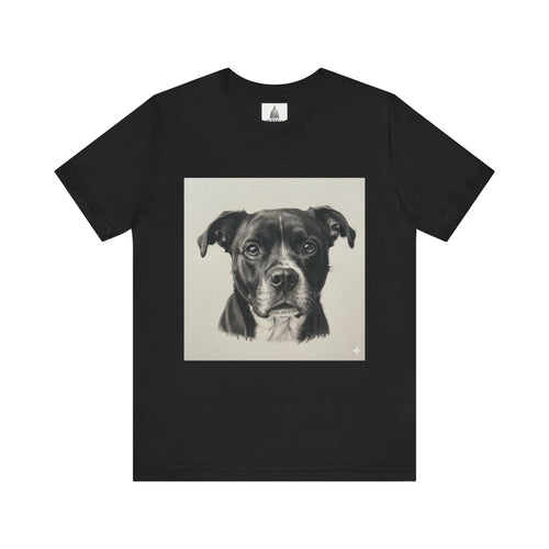 Custom Pet Portrait Tee, Dog Lover Shirt, Unisex Graphic Tee, Animal Art Apparel, Gift for Pet Owners