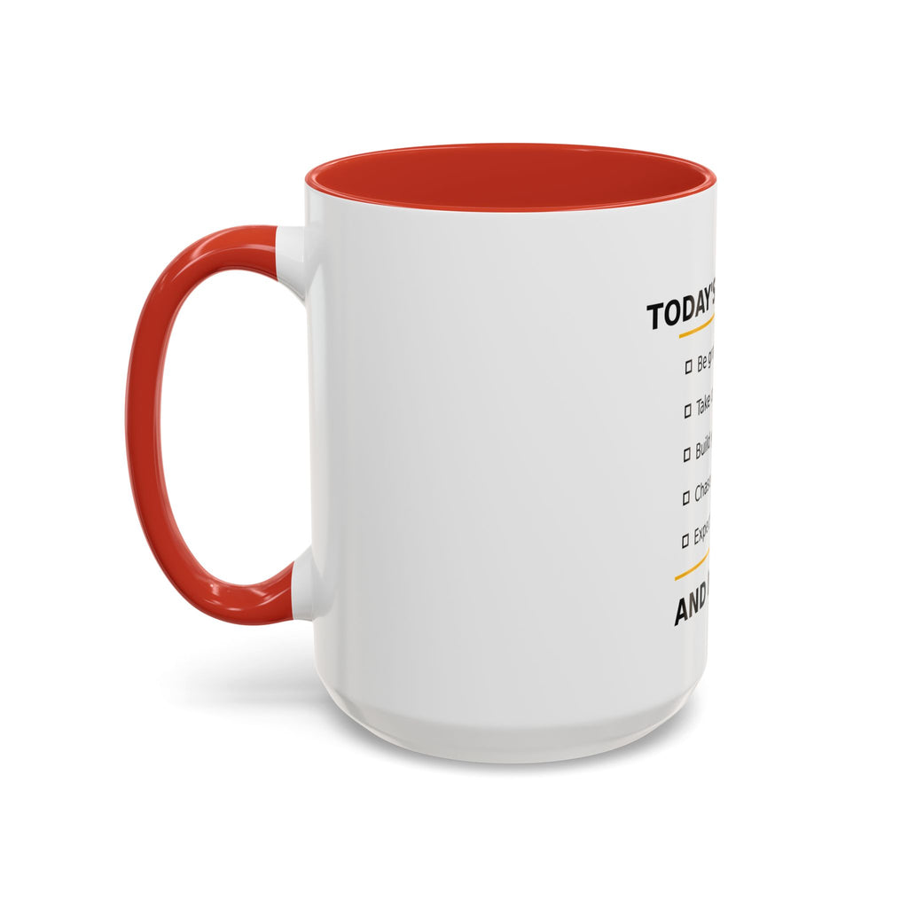 Motivational Coffee Mug – "Today's Reminder: And Be Kind." Inspirational Morning Cup (11/15oz)