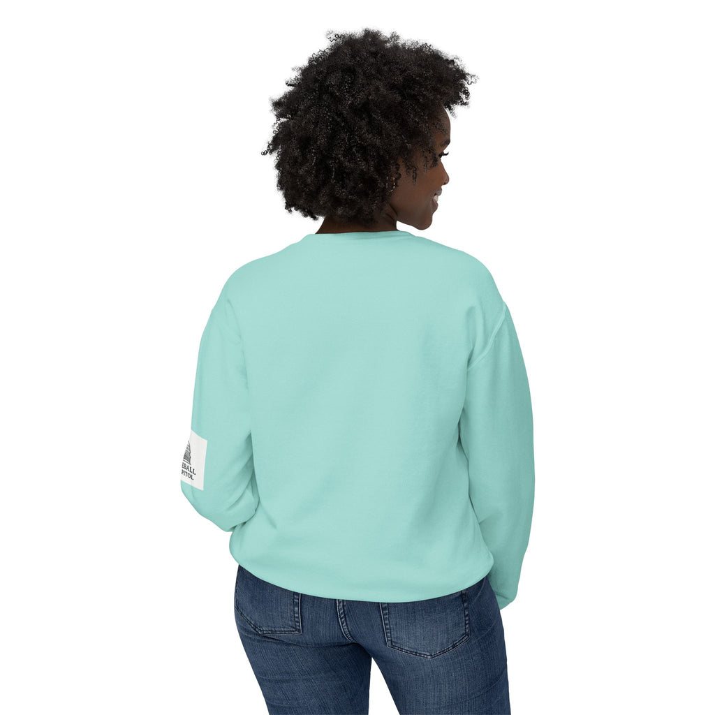 Gratitude Mountains Crewneck Sweatshirt — 'Gratitude Health Wealth Success Abundance Be Kind' Inspirational Pullover