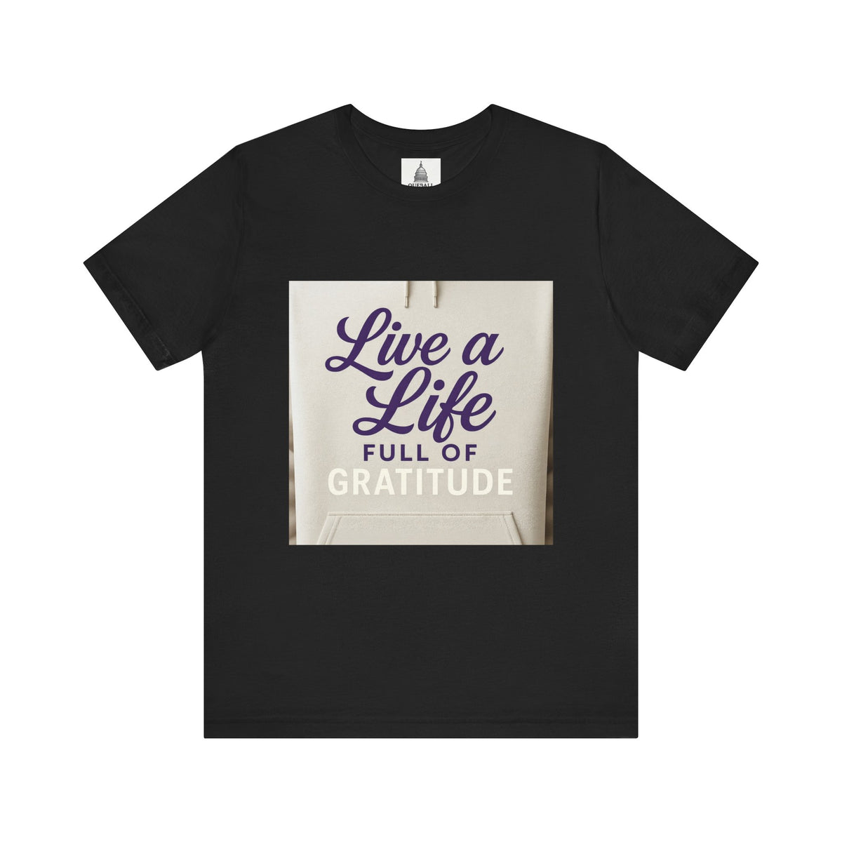 Gratitude Tee - Live a Life Full of Gratitude, Motivational Shirt, Positive Vibes T-Shirt, Gift for Friends, Inspirational Apparel